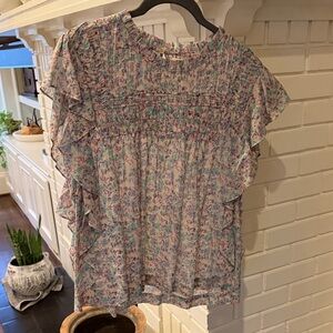 Isabel Marant Multicolor Floral Blouse